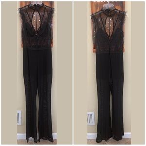 Black lace jumpsuit